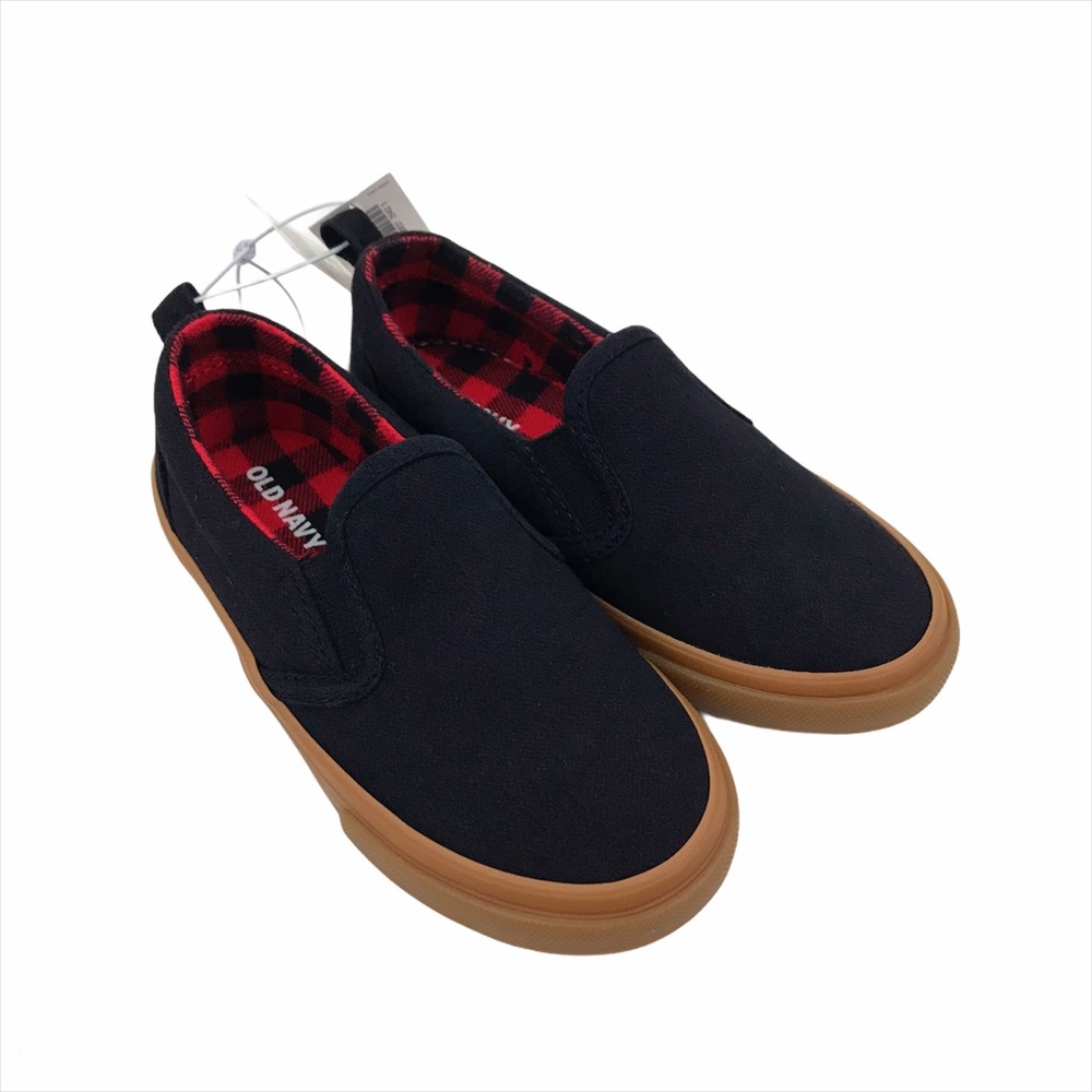 NEW Toddler Black Slip Ons